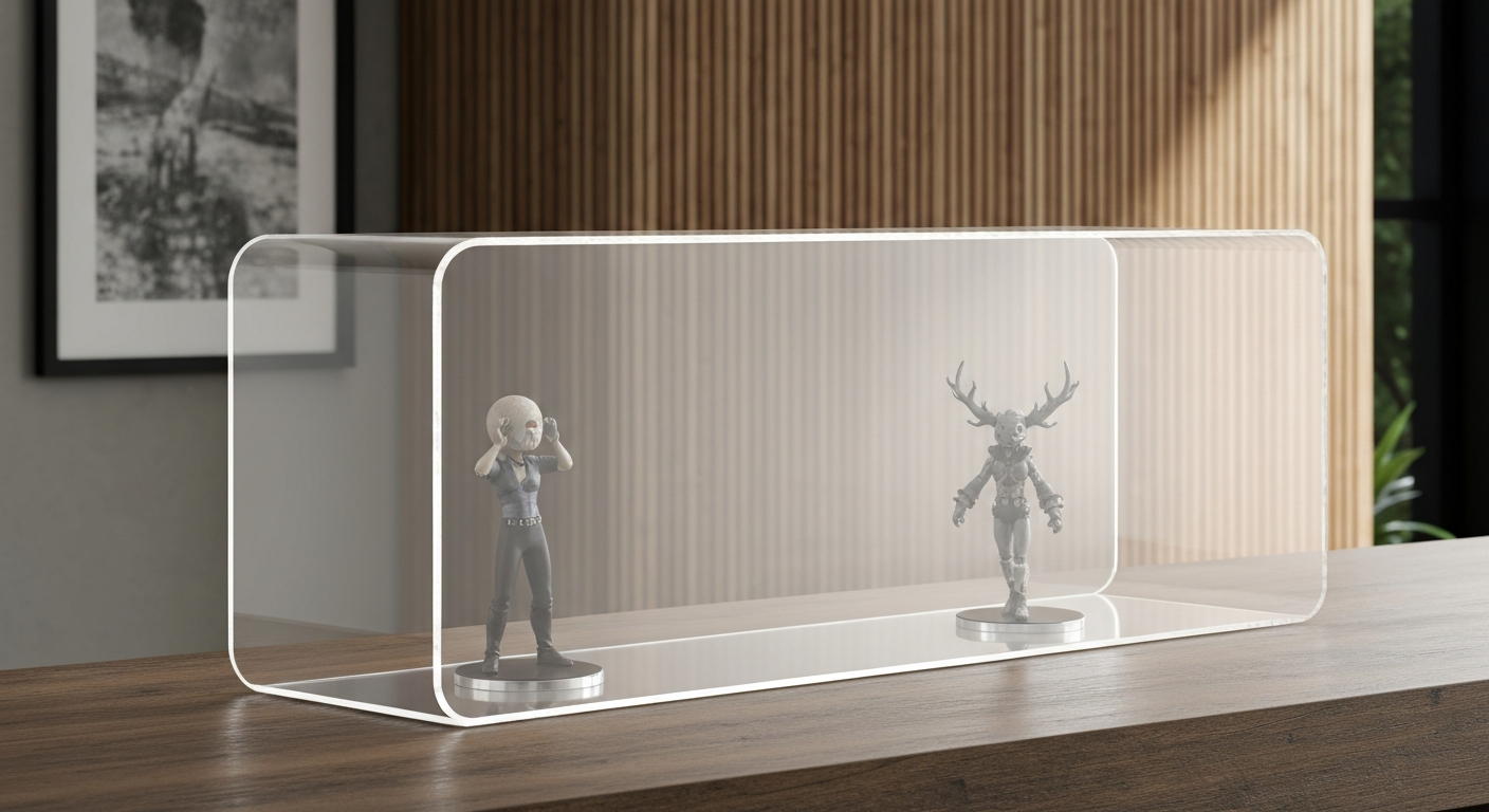 Durable acrylic display case for collectibles in Malaysia