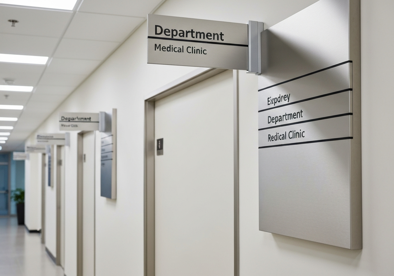 Clinic Signage System Clinic Signage System